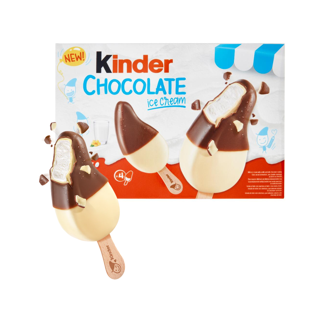 Kinder Chocolate Ice Cream - מארז 4 שלגוני - ChocolateWorld