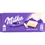 Milka White Alpine Milk Chocolate 100 Gram