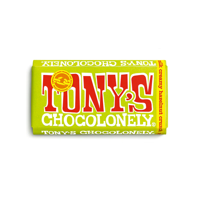 Tony's Chocolonely Milk Creamy Hazelnut Crunch‏