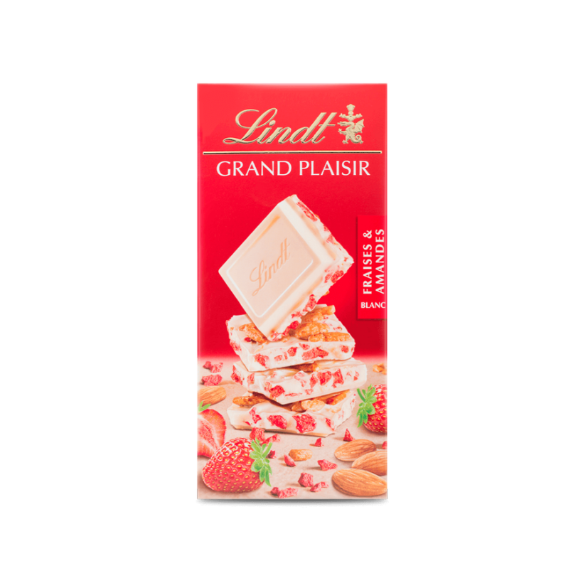 Ret37 Lindt Grand Plaisir White Almond Strawberry 150g 850x850