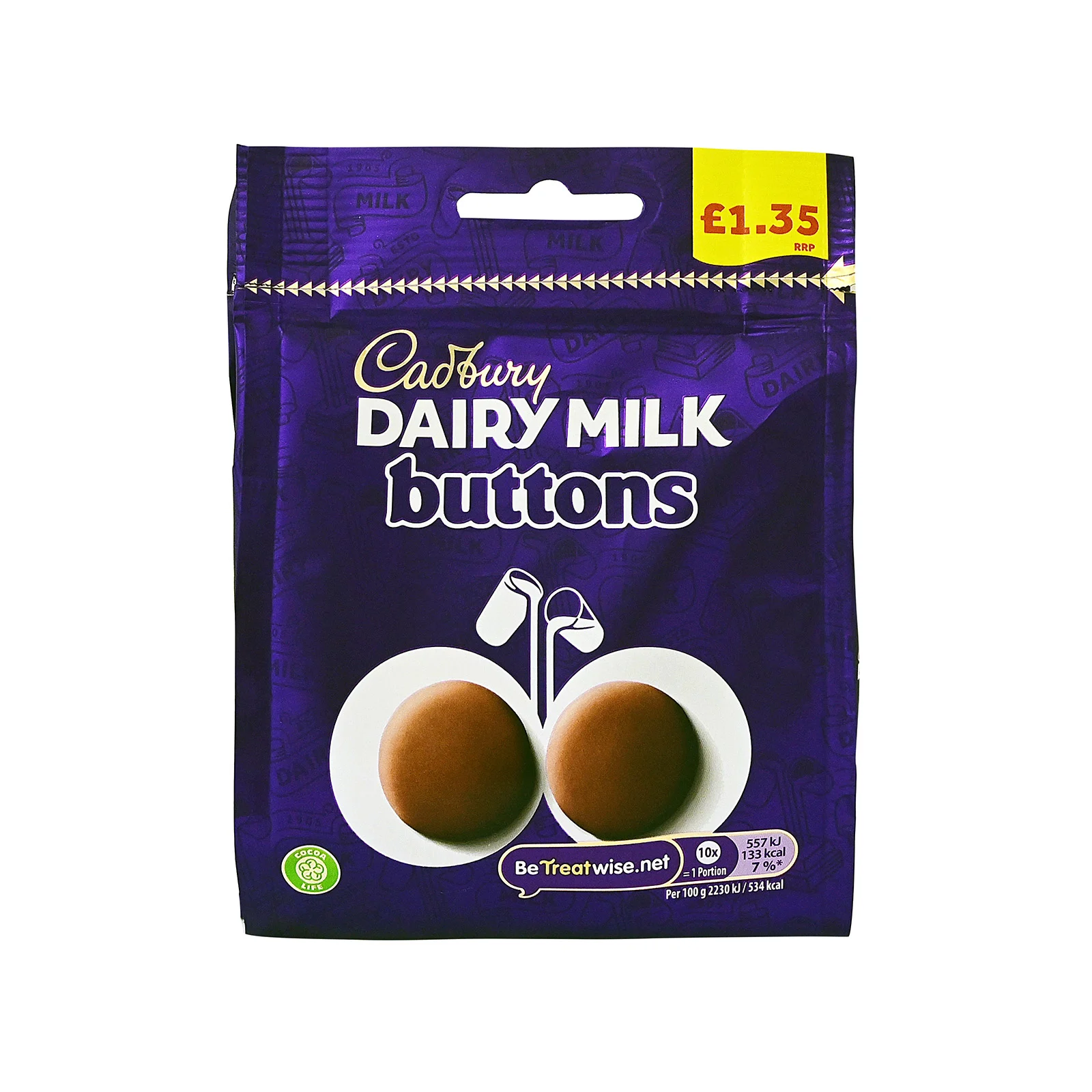 Cadbury Sokolatakia Dairy Milk Buttons 95g