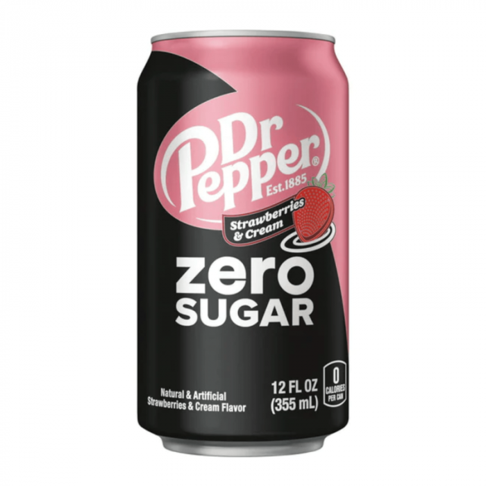 Dr Pepper Strawberries Cream Zero Sugar