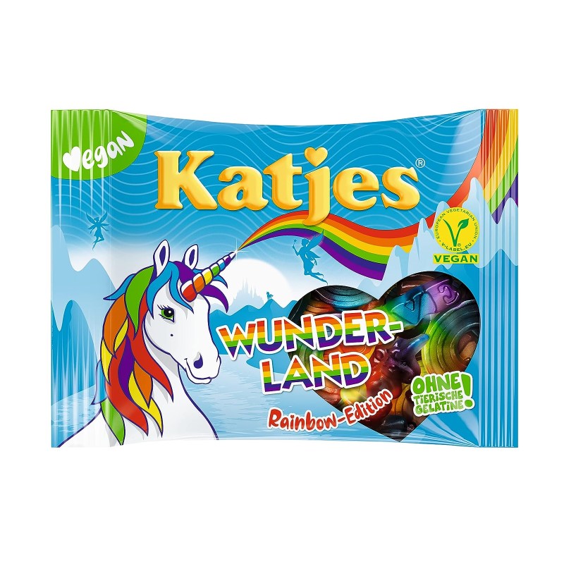 Katjes Wunderland Rainbow Edition 200g Pack Of 2 Gummy Candy 4037400344799 Mustakshif