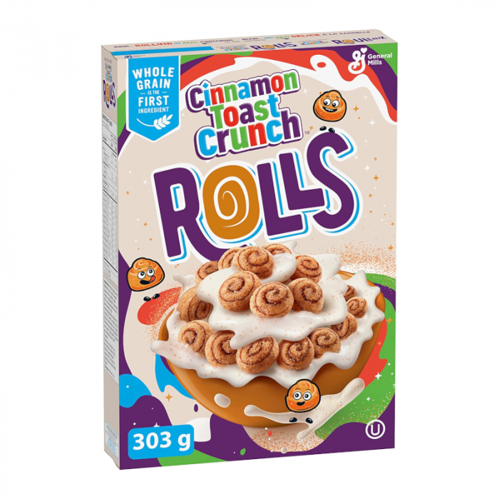 General Mills Cinnamon Toast Crunch Rolls Cereal 303g