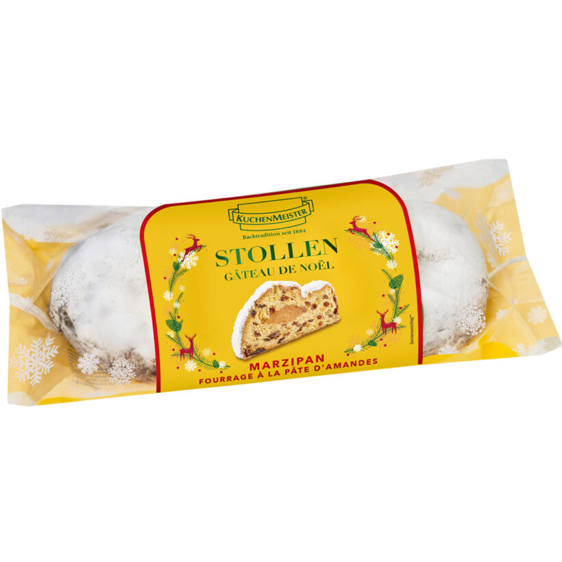 4101540710919 Kuchenmeister Marzipan Stollen Gefuellt Mit Edel Marzipan 500g