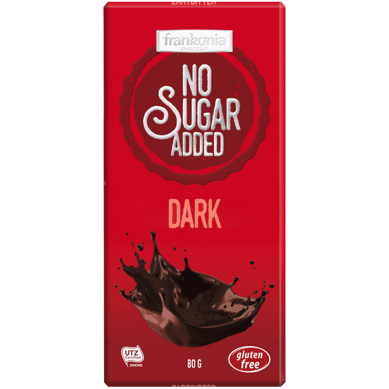 Frankonia Dark Chocolate With Sweetener Maltitol Fibre Inulin 80gm