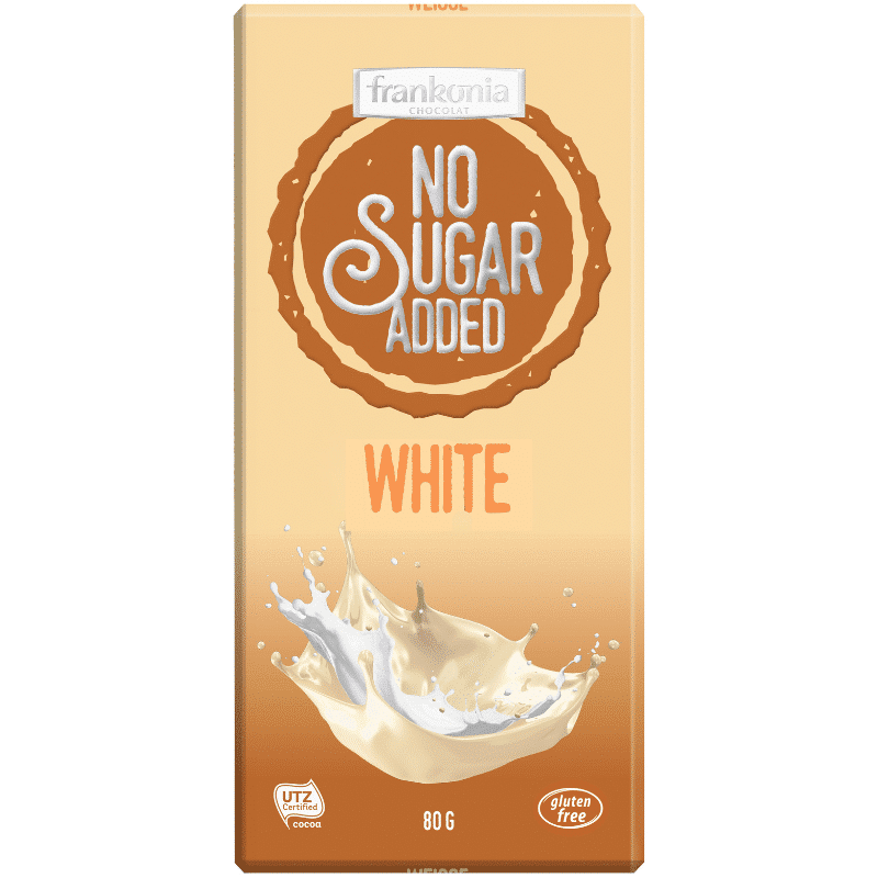 Frankonia White Chocolate With Sweetener Maltitol 80gm