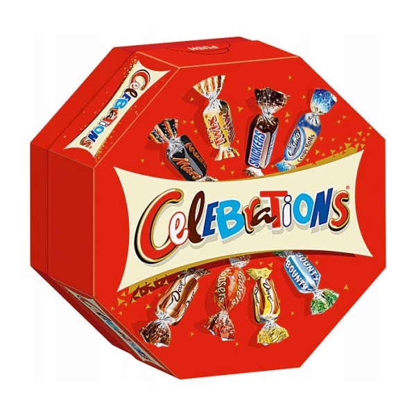 Celebrations Mix Mini Cukierki Mars Snickers Twix Milky Way Bounty Dove