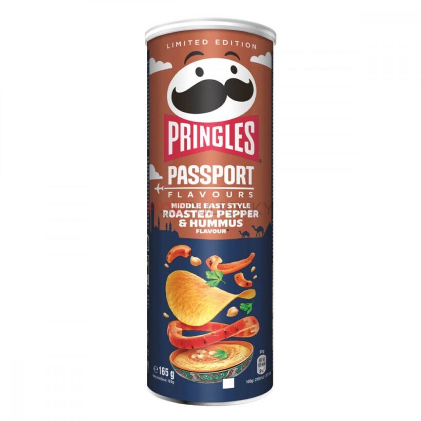 04b4c9b2a73dd9185f82d2a1e23704c8 Vyr 3507 Pringles Passport Middle East Style Roasted Pepper Hummus 165g