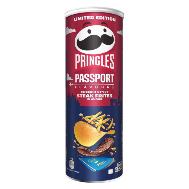 2c68f6d36f0bf2ef46e78b5579a52fbf Pringles Passport Flavours French Style Steak Frites 165g