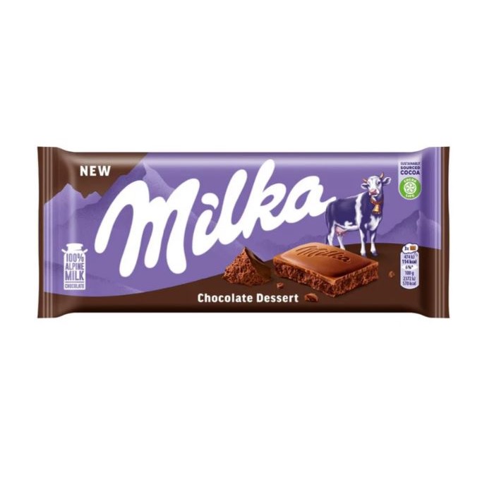 Milka Chocolate Desseet Bar 100g